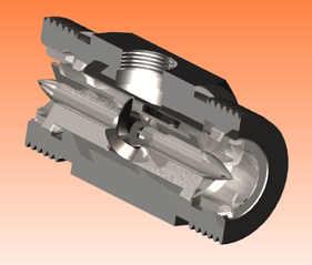分體式液體渦輪流量計(jì)工作原理圖